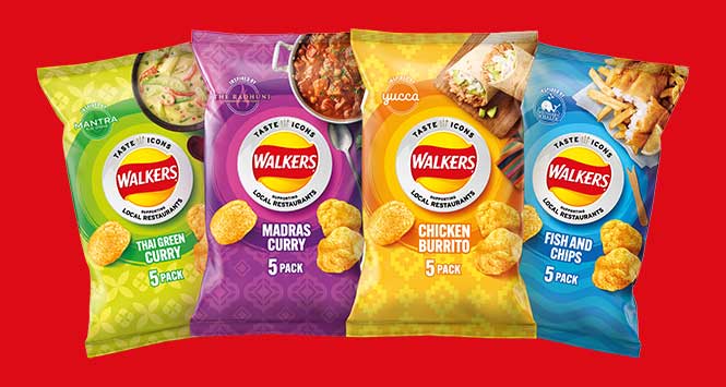 Walkers restaurant flavours range