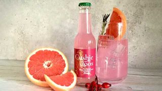 Cushiedoos Pink Grapefruit soda