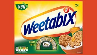 Weetabix baked with Lyle's Golden Syrup