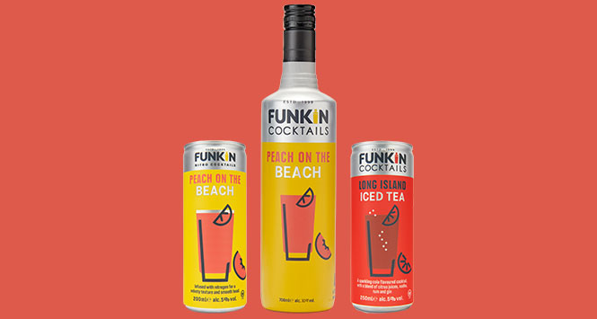 Funkin Peach on the Beach and Long Island Iced Tea