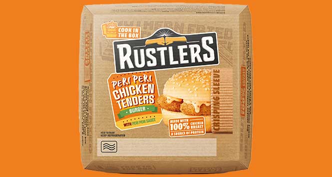 Rustlers Peri Peri Chicken Tenders Burger