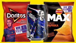 Doritos, Pepsi Max and Walkers Max products