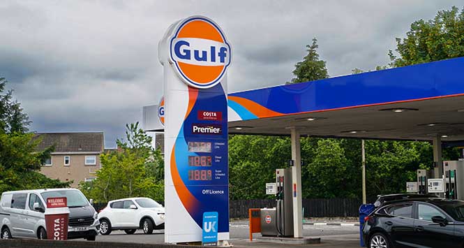 Gulf forecourt