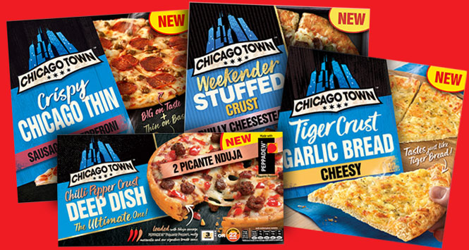 Chicago Town pizzas