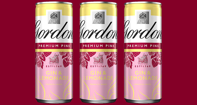 Gordon’s Premium Pink Gin and Lemonade