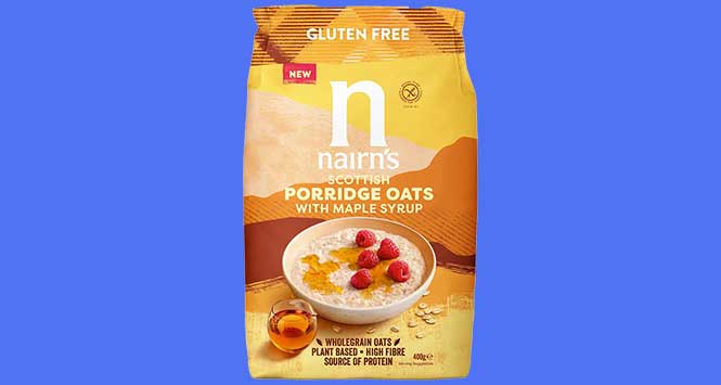 Nairns wholemeal porridge with maple syrup