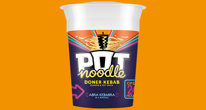 Pot Noodle Doner Kebab flavour