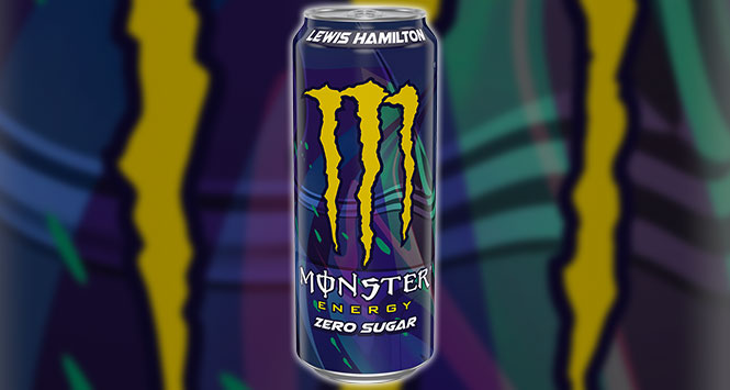 Lewis Hamilton Monster Energy Zero Sugar
