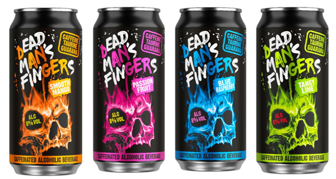 Dead Man's Fingers energy drinks range