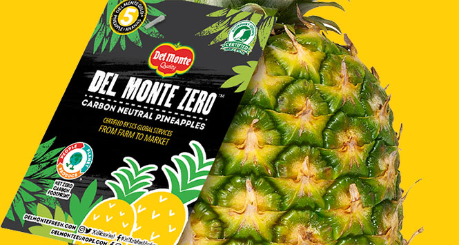 Del Monte Zero carbon neutral pineapple