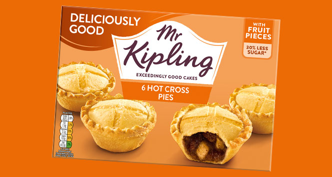 Mr Kipling Hot Cross Pies