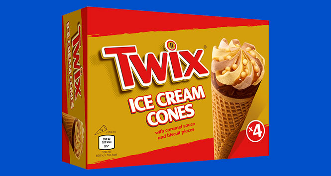 Twix Ice Cream Cones