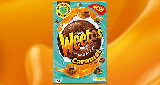 Weetos Chocolatey Hoops Caramel flavour