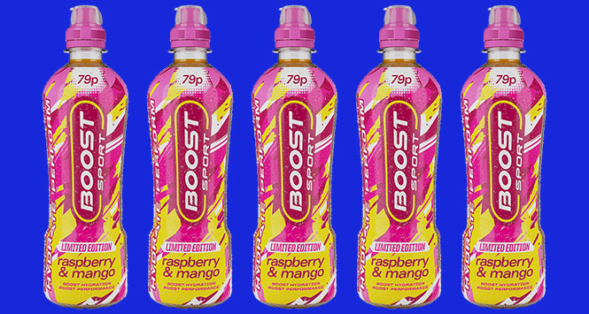 Boost Sport Raspberry & Mango flavour