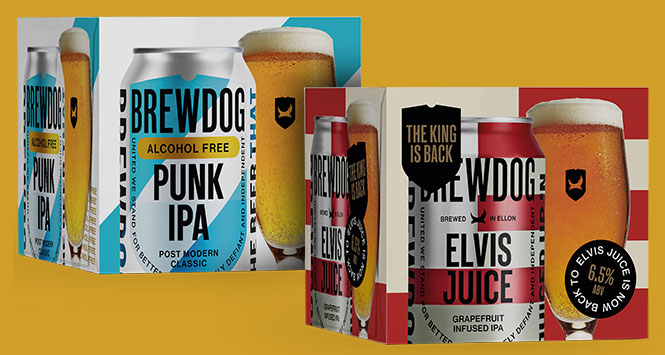 Brewdog Elvis Juice and Punk IPA multipacks