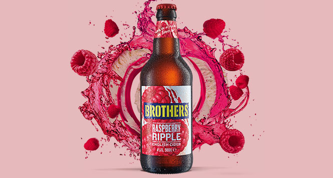Brothers Cider raspberry ripple
