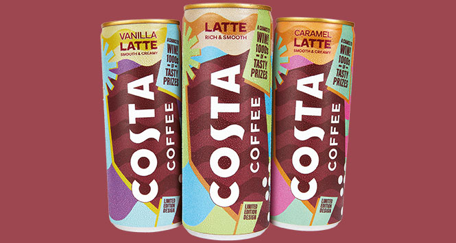 Chilled Costa Coffee Latte RTD range