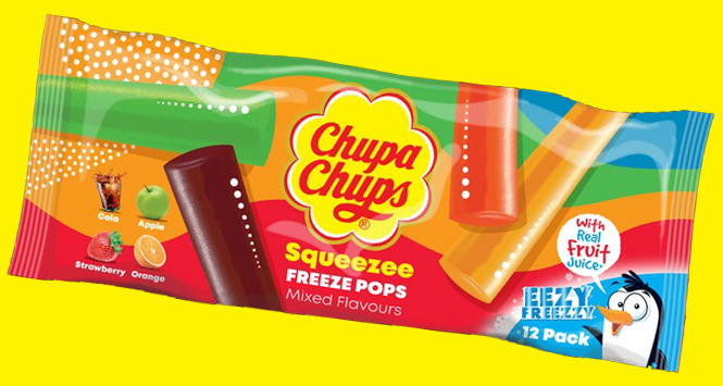 Chupa Chups Squeezee Freeze Pops (12 x 45g) - Five Star Trading Holland