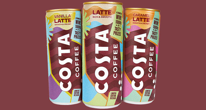 Costa Coffee Latte RTD cans
