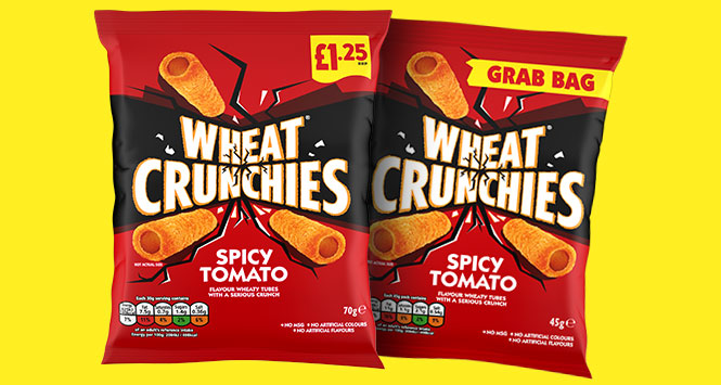 Spicy Tomato flavour Wheat Crunchies