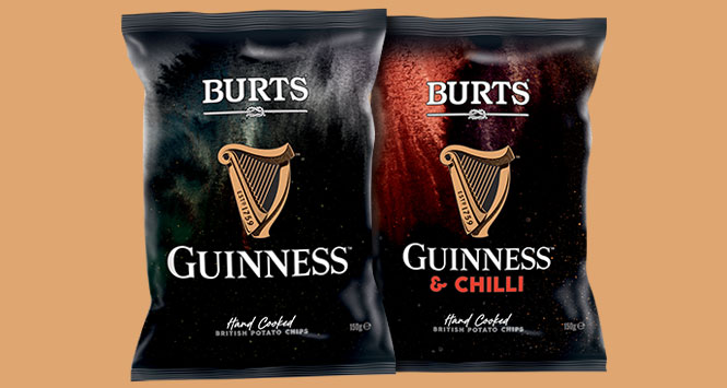 Burts Guinness crisps