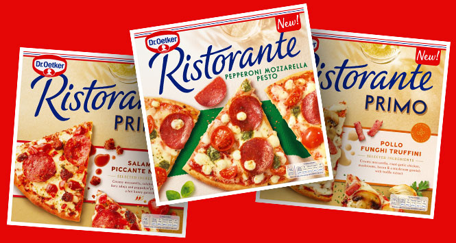 Dr. Oetker Ristorante pizzas