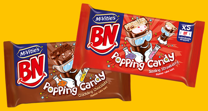 McVitie's BN Popping Candy Cake Bars