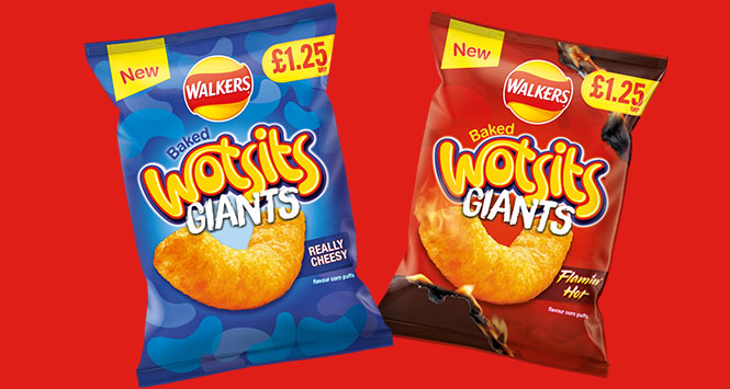 Walkers Giants £1.25 price-marked packs