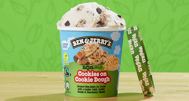 Non-Dairy Cookies on Cookie Dough