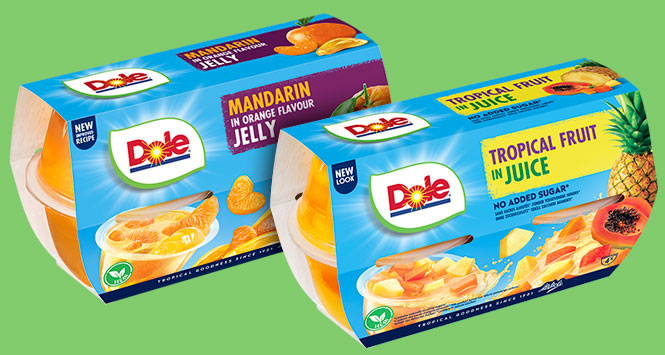 Dole Fruit in Juice and Fruit in Jelly