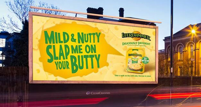 Leerdammer billboard ad