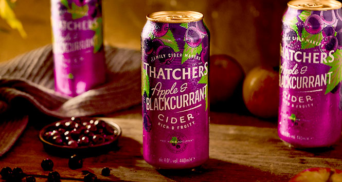 Thatchers apple & blackcurrant cider