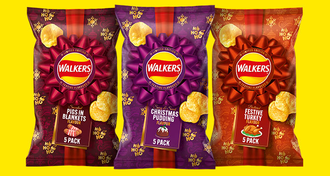 Walkers festive flavours