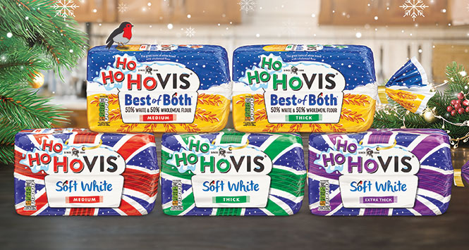 Festive packs of Hovis