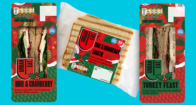 Urban Eat Christmas sandwiches