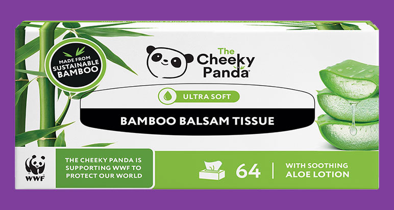 Cheeky Panda Bamboo Balsam tissues