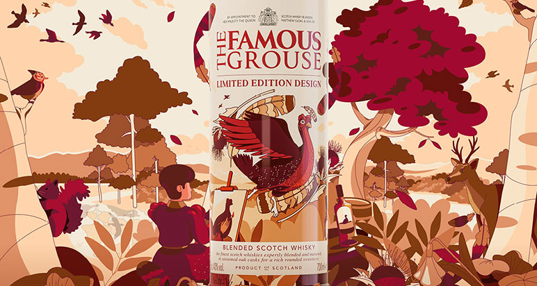 Famous Grouse RSPB bottle
