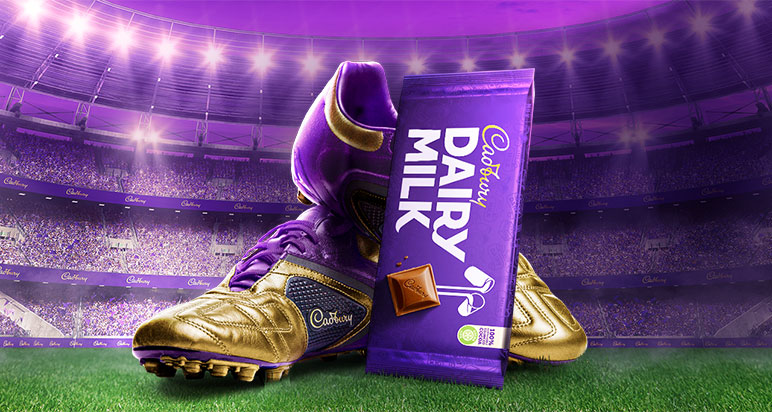 Cadbury best sale purple shoes