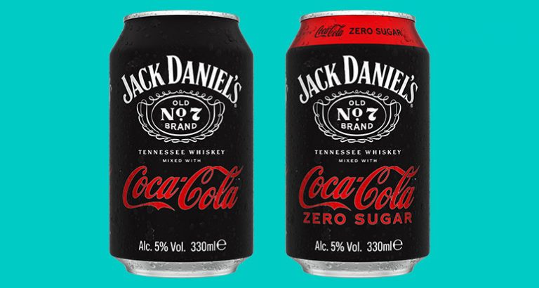 Jack Daniel's and Coca-Cola Zero Sugar